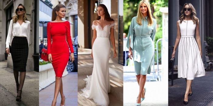 Dress style for hourglass figure